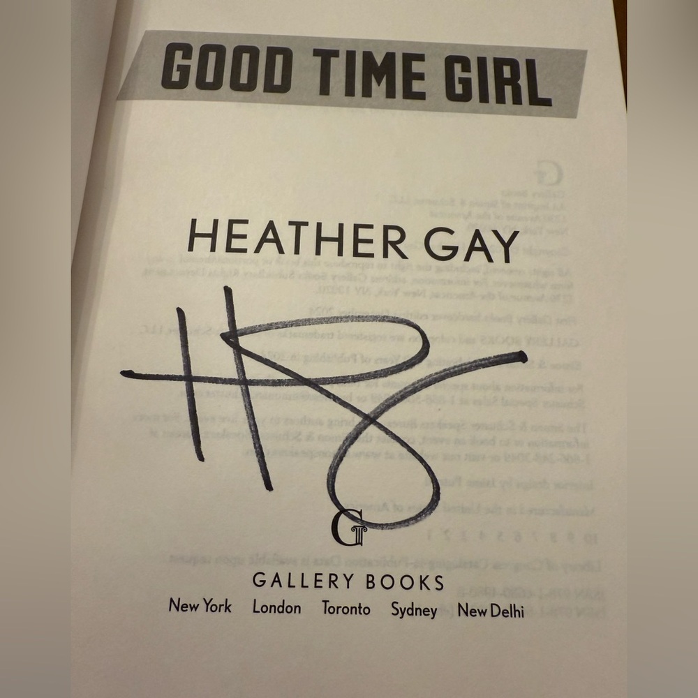 ❌SOLD❌ NEW Signed Copy “Good Time Girl” by RHOSLC’s Heather Gay